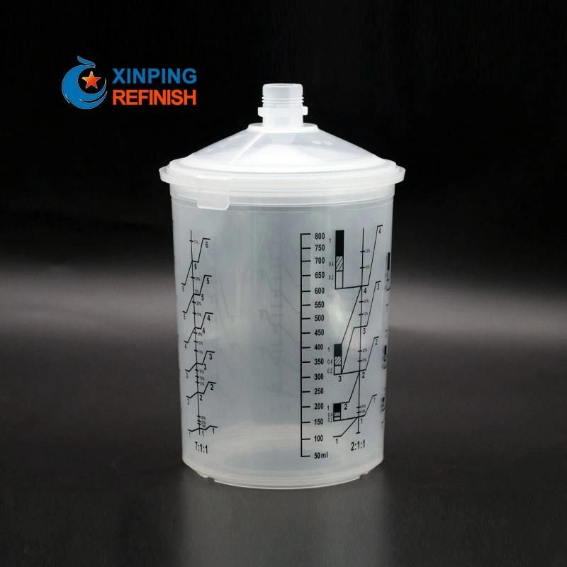Spray Paint Cup HVLP Professional 800ml Upper Plastic Tank Paint Spray Cup