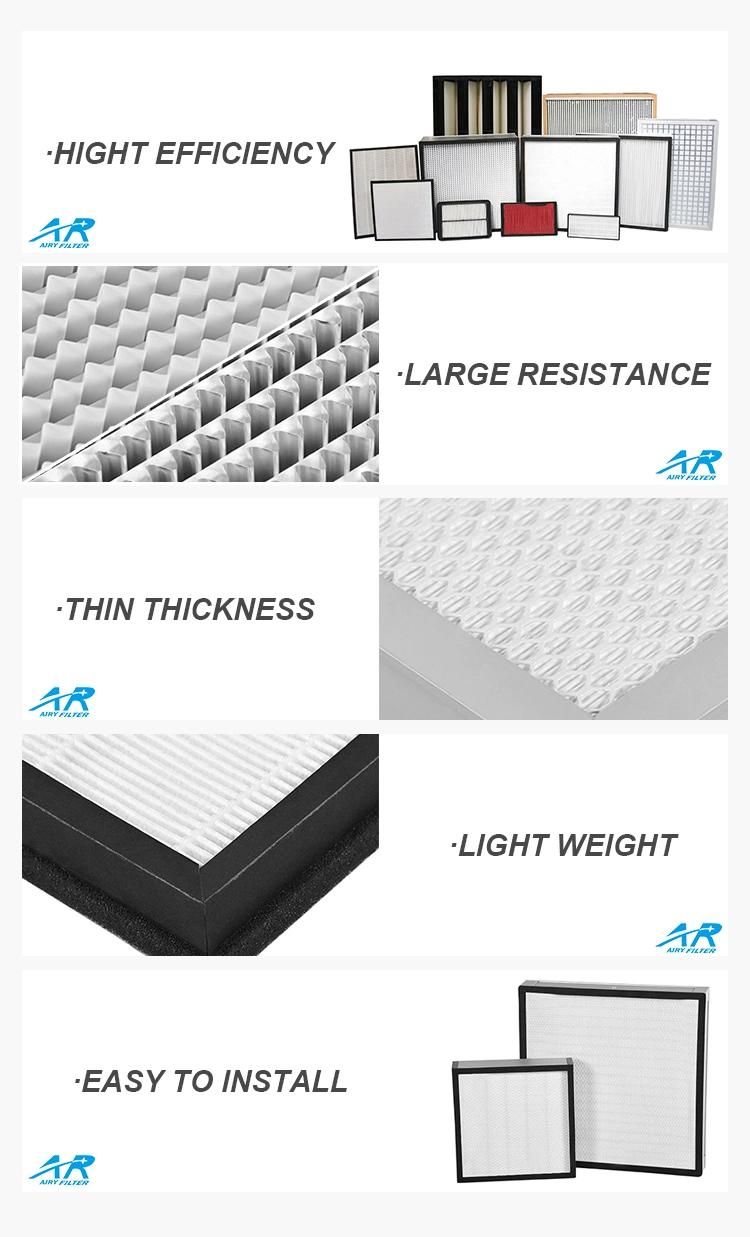 Good Quality High Efficiency Particulate Air Filter Without Clapboard