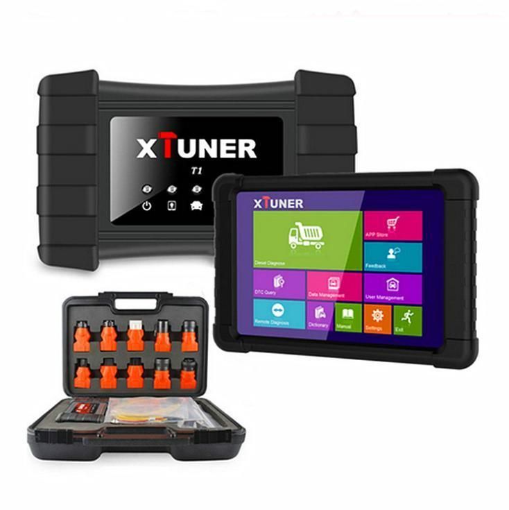 Xtuner T1 Heavy Duty Truck WiFi OBD2 + Win10 OS Tablet