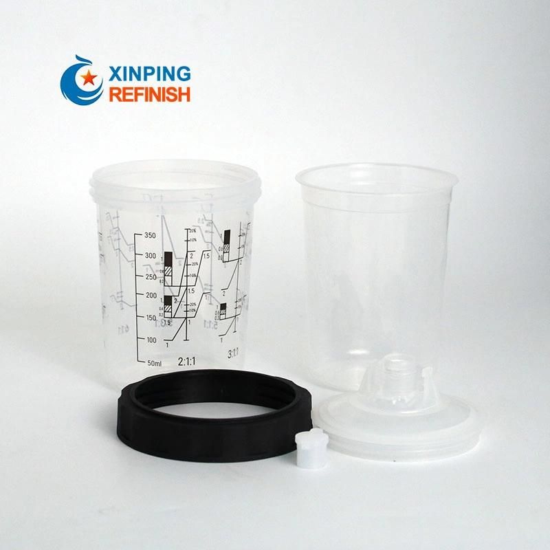Hot Selling Paint Spray Gun Cup System Disposable PP Cups Plastic Paint Mixing Cup