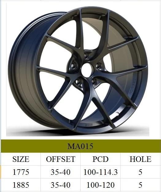 MA015 JXD Brand Auto Spare Parts Alloy Wheel Rim Aftermarket Car Wheel