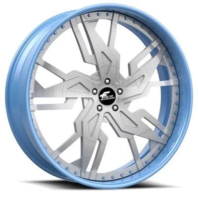 Customized Two-Pieces T6061-T6 18-24 Inch Forged Sport Car Wheels
