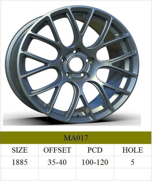 MA017 JXD Brand Auto Spare Parts Alloy Wheel Rim Aftermarket Car Wheel