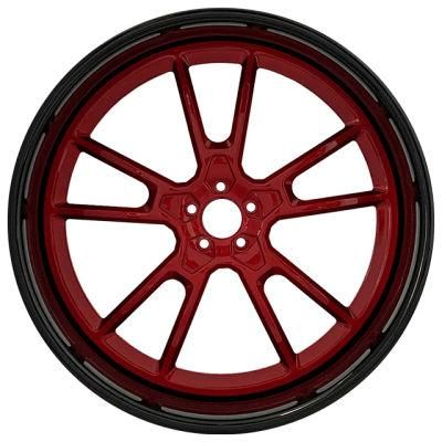 Luxury Two-Piece 18-24 Inch Forged T6061-T6 Wheel Rims