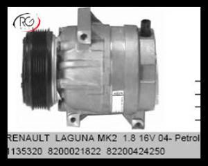 Aircon Refrigeration 12V Auto AC A/C Compressor for Renault Laguna Mk2 1.8 Air Spare Parts 8200021822 82200424250