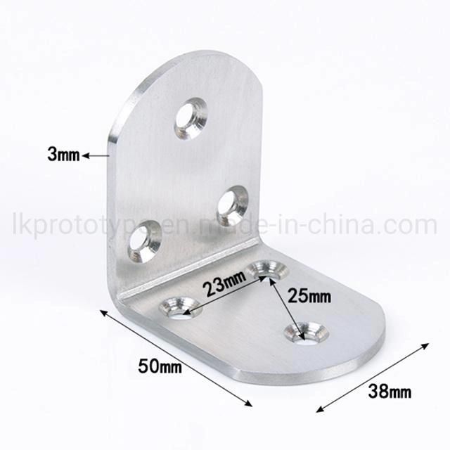 Factory Customized Sheet Metal Part L-Shape Support/Screen/Corner/Code/Furniture/Hardware/Accessorie Machining Part