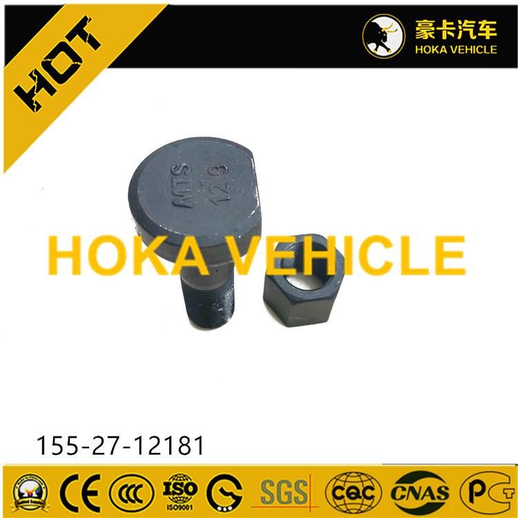 Original Spare Parts Bolt and Nut 155-27-12181 for Wheel Loader/Grader Motor