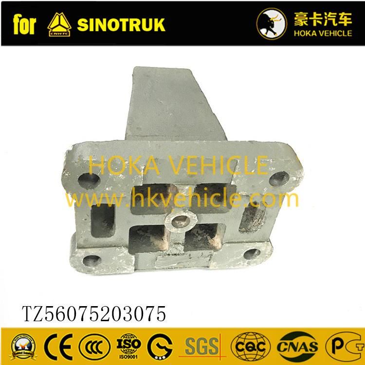 Original Sinotruk HOWO Truck Spare Parts Front Spring Leaf Bracket Left Tz56075203075