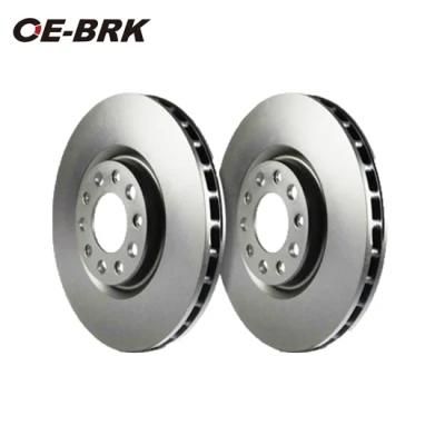 Modified Drilled Holes and Slotted Lines Coated Colors Brake Automobile Parts Brake Rotor Brake Disc for VW Passat