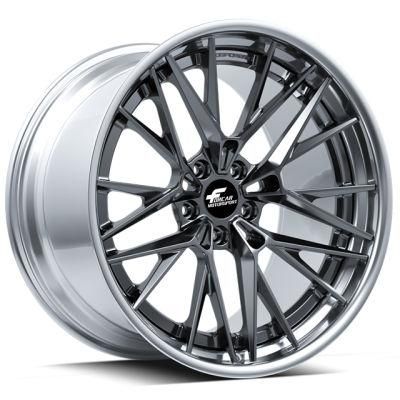 Two-Pieces T6061-T6 18-24 Inch Customized Forged Alloy Wheels