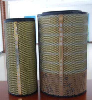 Floor Price! HOWO Truck Air Filter Af26569/Af26570 Engine Spare Parts