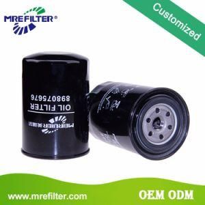 Auto Spin-on Parts Factory Price OEM Oil Filter for Isuzu Trucks Engine 898075676
