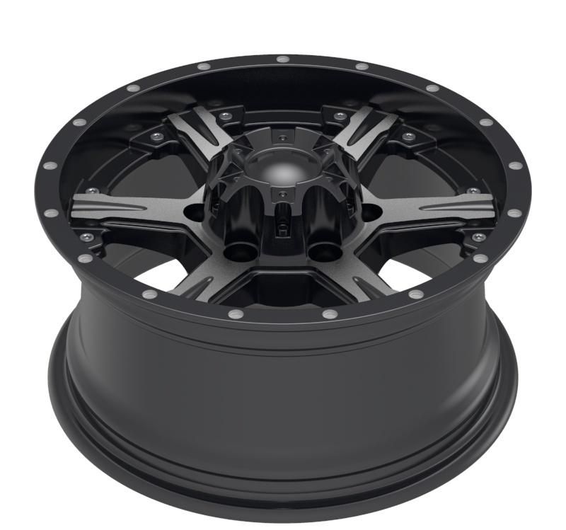 15X7.0 Inch 6X139.7 PCD 20 Et China Professional Forged Alumilum Alloy Wheel Rims Black Color Finish for Passenger Car Wheels Car Rims