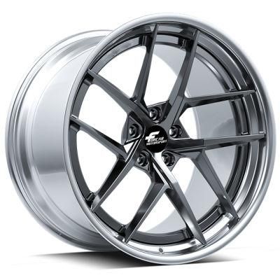 Two-Pieces T6061-T6 18-24 Inch Forged Sport Car Wheels