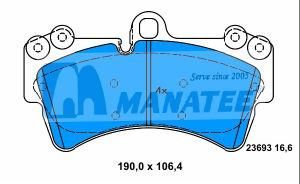 Front Disc Brake Pads for Volkswagen Touareg Porsche Cayenne 7L0 698 151 E