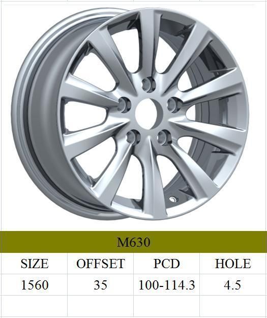 M630 JXD Brand Auto Spare Parts Alloy Wheel Rim Aftermarket Car Wheel
