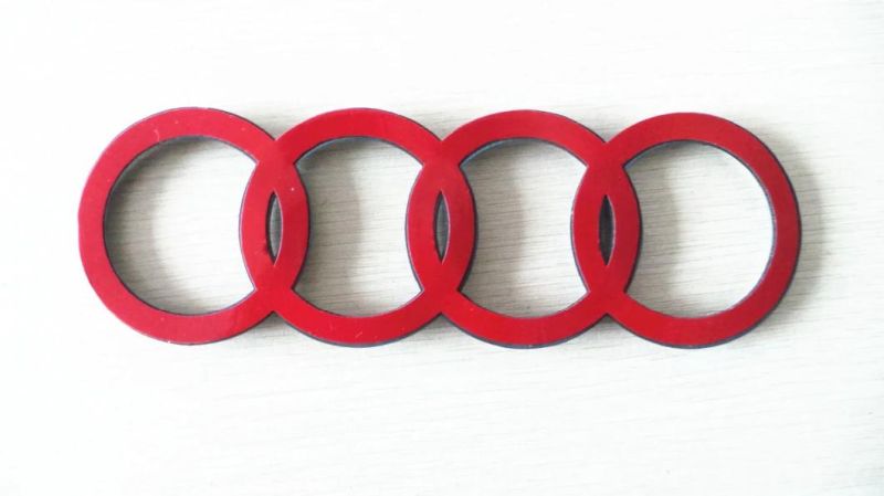 Custom Parts ABS Chrome Logo Car Badges Auto Emblems black rear emblem