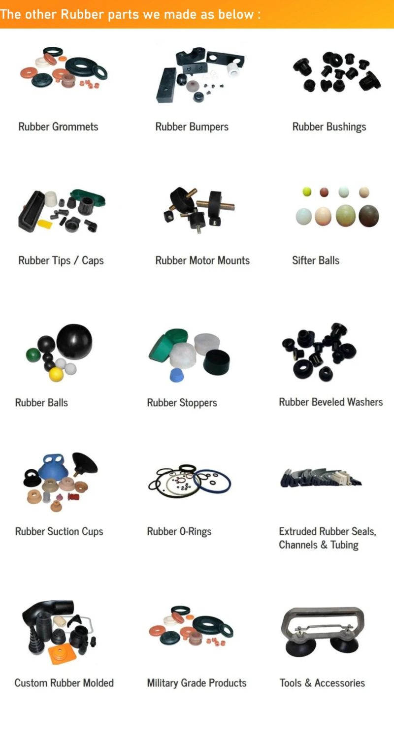Factory Customized Rubber Bobbin Mount Vibration Damper Silicone Rubber Mount