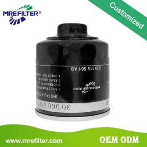 Auto Hydraulic Parts H90W17 Cartridge Oil Filter for Car Engines 030115561ab