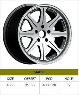 MA013 JXD Brand Auto Spare Parts Alloy Wheel Rim Aftermarket Car Wheel