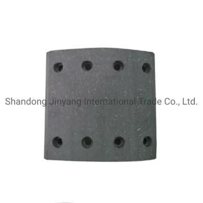 Sinotruk Weichai Spare Parts HOWO Shacman Heavy Duty Truck Chassis Parts Factory Price Brake Pad Brake Lining Wg9100440029