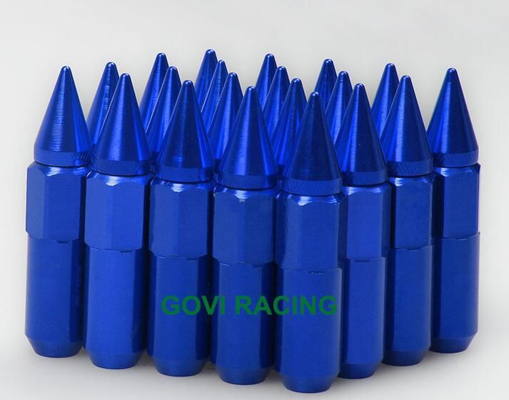 60mm Height Hexagon Aluminum Car Wheel Lug Nuts Bolts 20+1