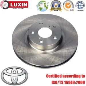 OEM Replaced Automotive Disc Brake Rotor for Toyota