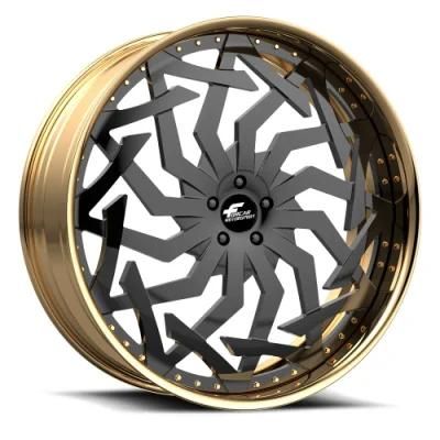 2 Piece Forged Wheels for Luxury Cars Alloy Wheels