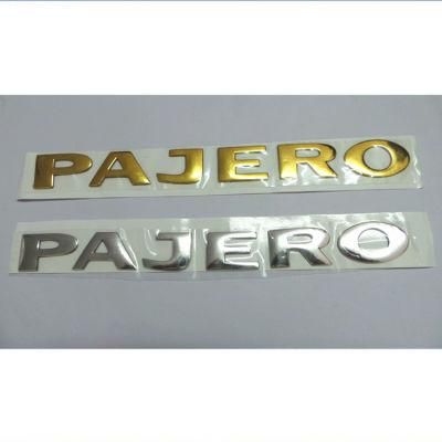 High Quality ABS Plastic Label Sticker Letter Car Badges