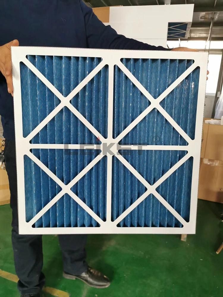 Leikst Cardboard Frame Pre Filter/F7 F8 F9 Synthetic Fiber Primary Efficiency Panel Air Filter for Blast Oven
