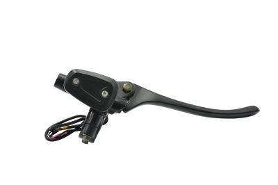Front Motorcycle Hydraulic Brake Pump Master Cylinder Black Right