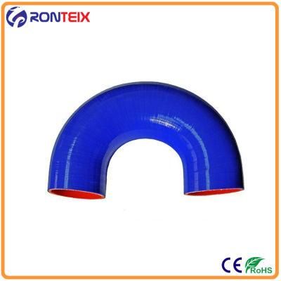 High Performance 4-Ply Fabric 180 Degree Radiator Silicone Hose