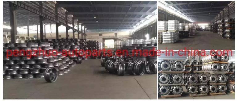 22.5X8.25 8 Holes PCD 285 for Mitsubishi Truck Steel Wheel Rim Jantes Pour Camion Llanta De Camion