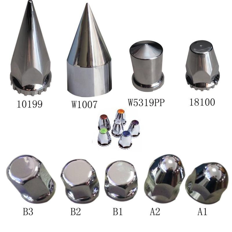 Stainless Steel Wheel Nut Cover Lug Nut Cover 32mm Push on Model Lug Nut Covers