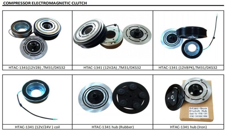 Electromagnetic Clutch Compressor Evaporator Fan Filter Drier