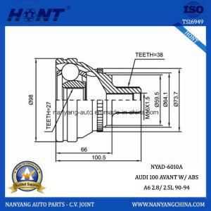 Universal Joint with 45 ABS for Audi A6