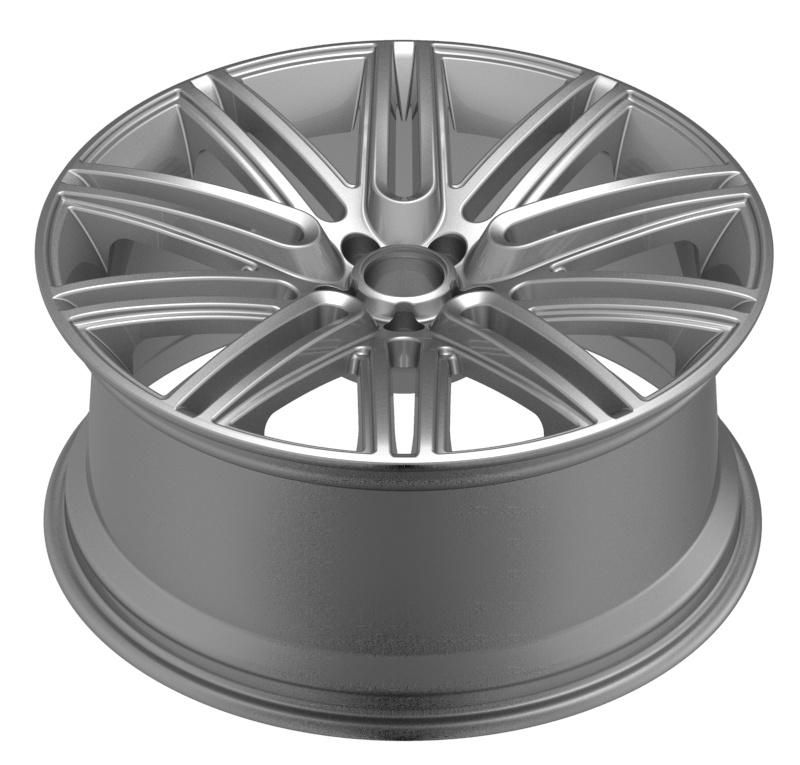 21 Inch 112 PCD 5 Hole 41 Et Alumilum Alloy Wheel Rims Silver Color Finish Wheels for Passenger Car Wheel China Professional Manufacturer