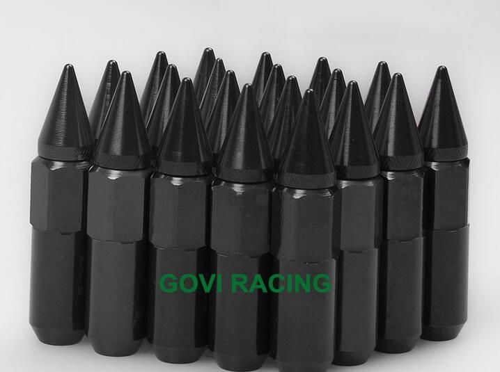 60mm Height Hexagon Aluminum Car Wheel Lug Nuts Bolts 20+1