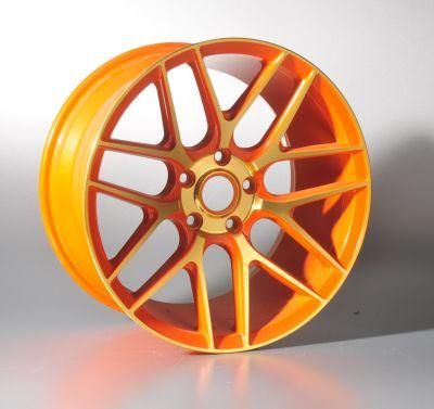 Orange 18inch Alloy Wheel After Market