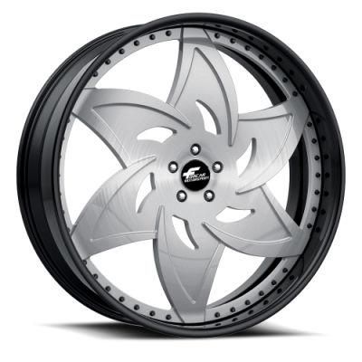 Polished Lip Two-Pieces 18-24 Inch Forged Sport Car Alloy Wheels