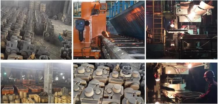 Metal Foundry Ductile Iron Casting Fcd550 Transmission Chain Sprocket Parts