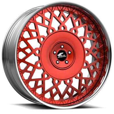Customized Two-Pieces T6061-T6 18-24 Inch Forged Sport Car Rims