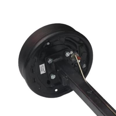 Square Trailer Axle with 10 Inch Electric Brake (parking lever) ----Trailer Spare Parts for Camper Trailer Spare Part