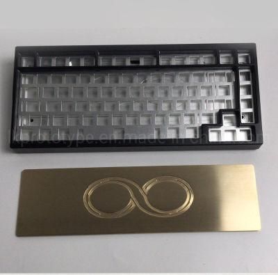 CNC Milling/Machining Part Small Grain Sandblasting Anodize Keyboard Case/Enclosure/Shell Part