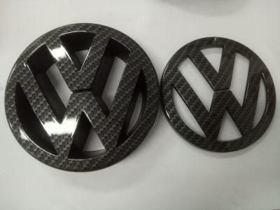 Golf 5 GTI carbon fiber Front Grill Emblem rear car emblem