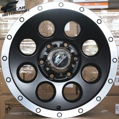 Black Machine Face Offroad Car Alloy Wheel for 4*4 SUV