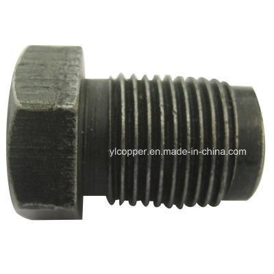 Steel Inverted Flare Hydraulic Brake Tube Thread Nut Steel Tube Thread Nut
