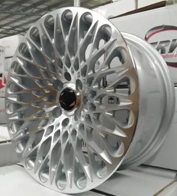 Silver 16inch Machine Face Alloy Wheel Tuner