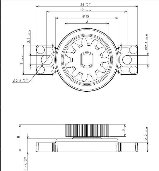 Dampers Soft Closing Automotive Sunglass Case Dobond Rotary Damper Soft Closing Damper