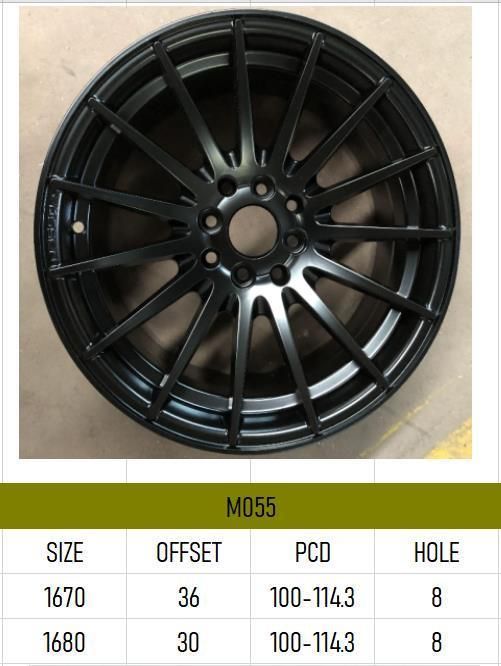 M055 Aluminium Alloy Car Wheel Rim Auto Aftermarket Wheel